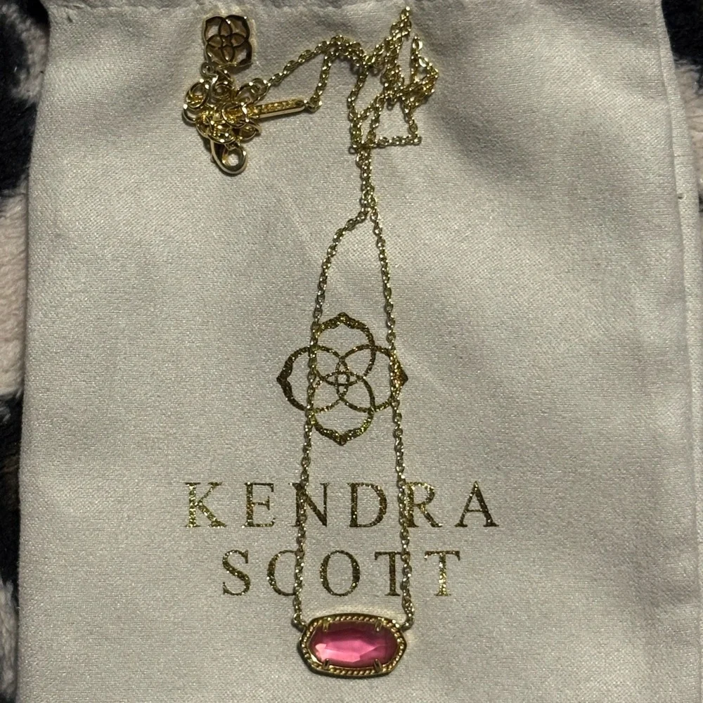 Kendra Scott Gold Filigree Necklace - Picture 1 of 3
